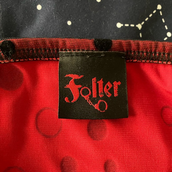 Pin up style dress red with Polka dots - Picture 4 of 6